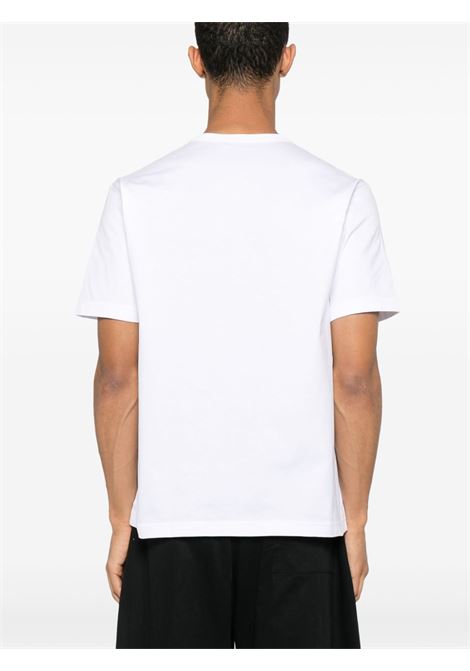 T-shirt con logo in bianco Comme des Garçons Homme - uomo COMME DES GARCONS HOMME | HOT1013